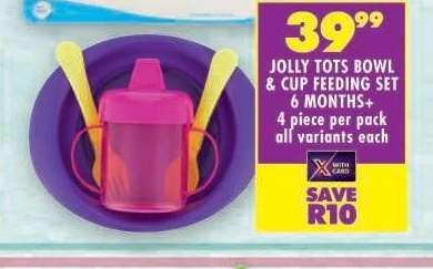 Jolly Tots Bowl & Cup Feeding Set