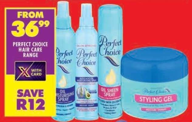 Perfect Choice Hair Care Range