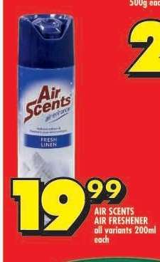 AIR SCENTS AIR FRESHENER