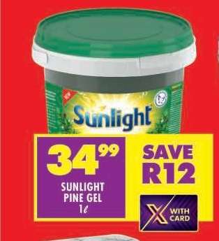 SUNLIGHT PINE GEL 1ℓ