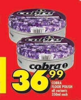 COBRA FLOOR POLISH