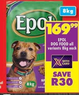 EPOL DOG FOOD all variants 8kg each