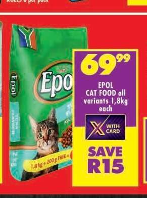 EPOL CAT FOOD all variants 1,8kg each