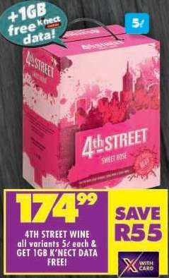 4th Street Wine Sweet Rosé
