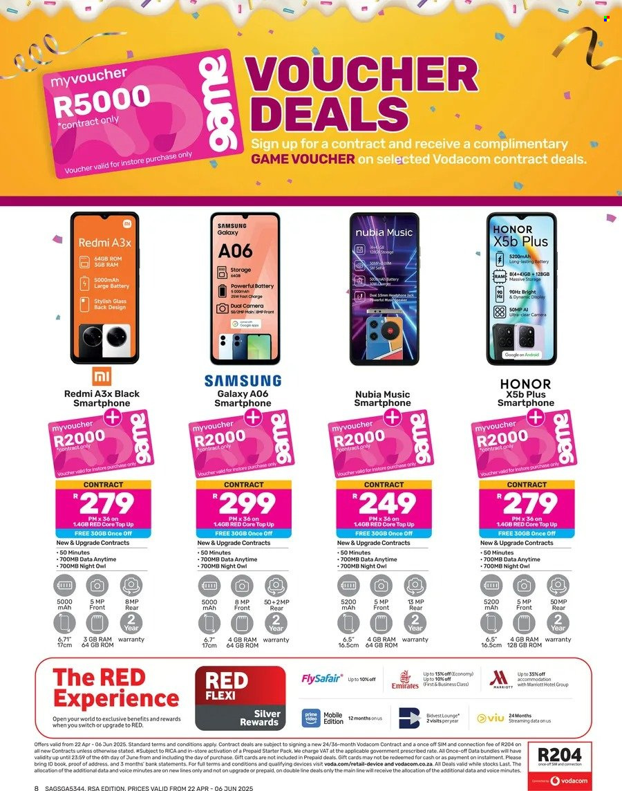 Game specials - 04.22.2025 - 06.06.2025. 