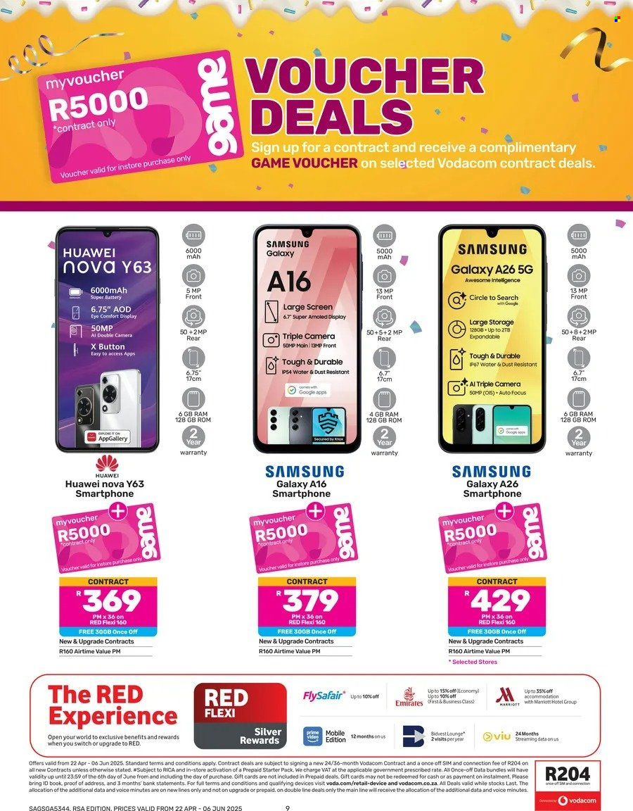 Game specials - 04.22.2025 - 06.06.2025. 