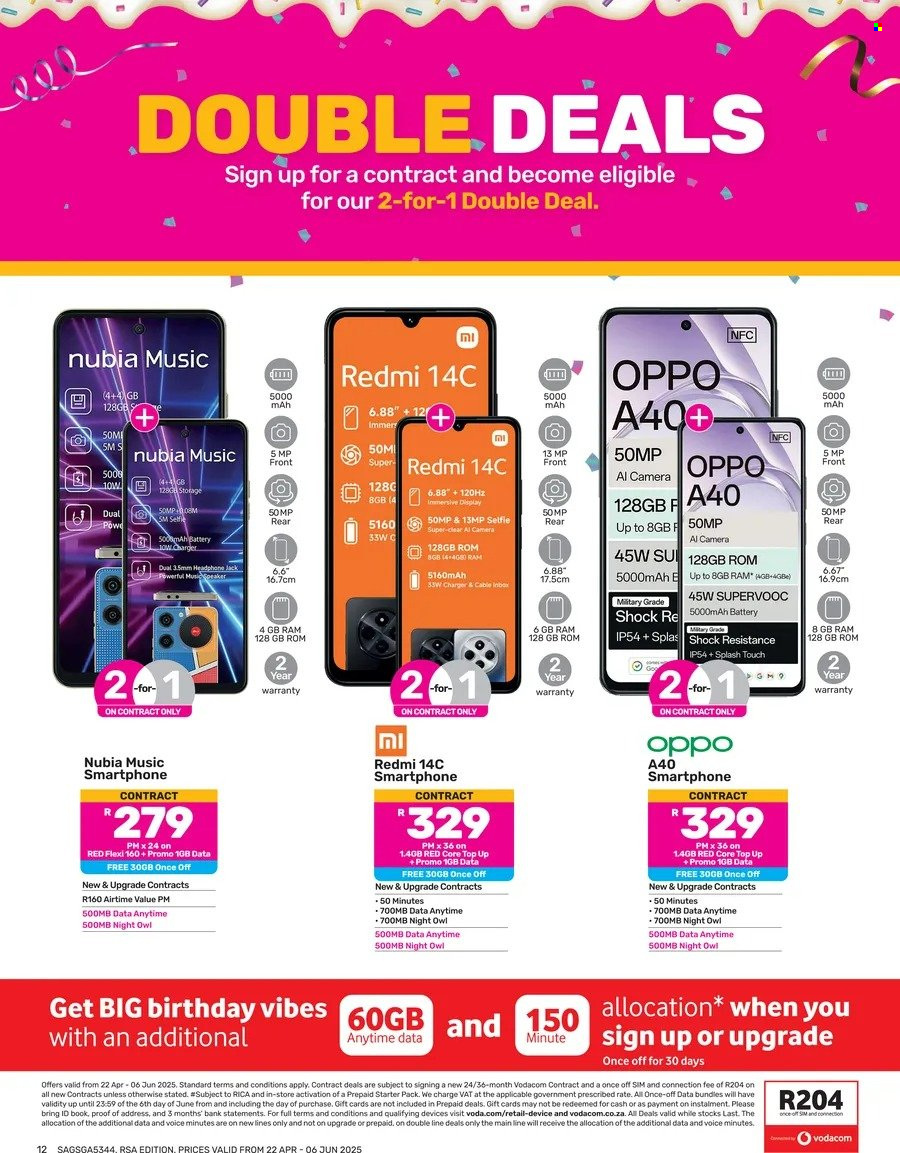 Game specials - 04.22.2025 - 06.06.2025. 