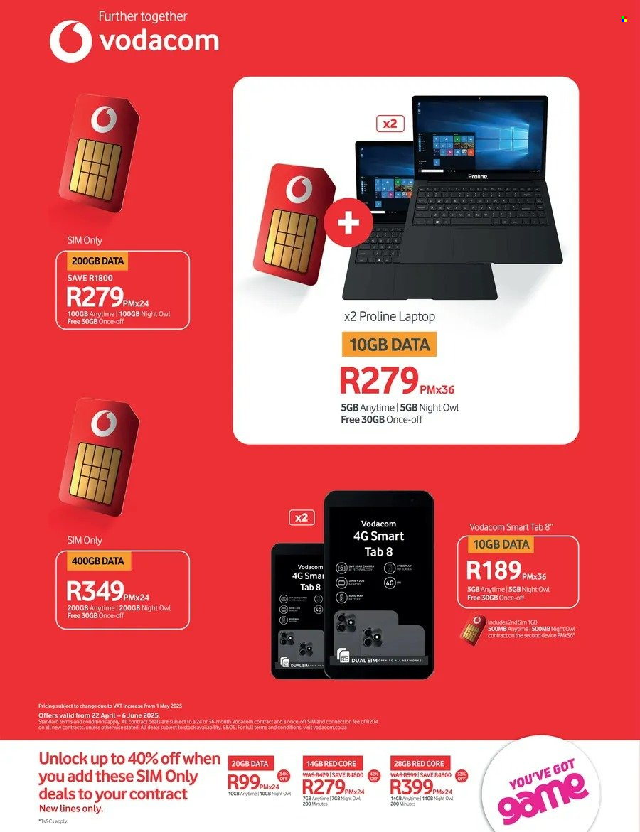 Game specials - 04.22.2025 - 06.06.2025. 