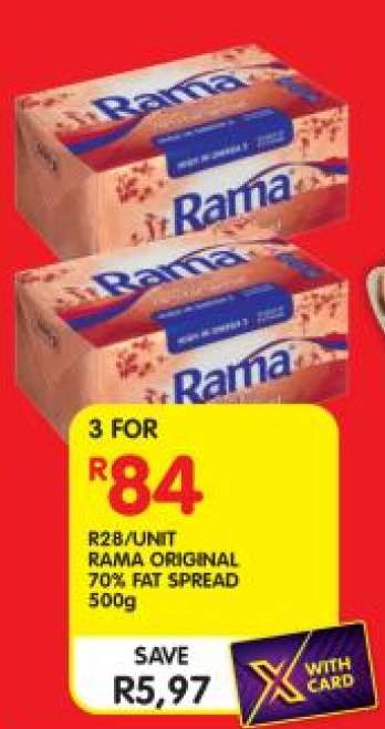 Rama Original 70% Fat Spread 500g