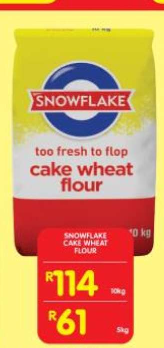 SNOWFLAKE CAKE WHEAT FLOUR