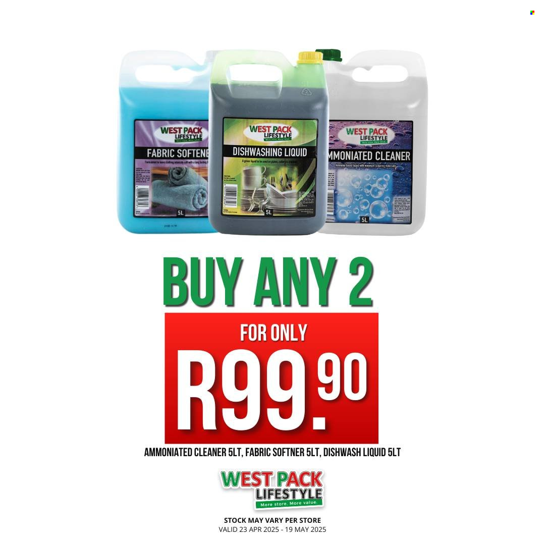 West Pack Lifestyle specials - 04.23.2025 - 05.19.2025. 