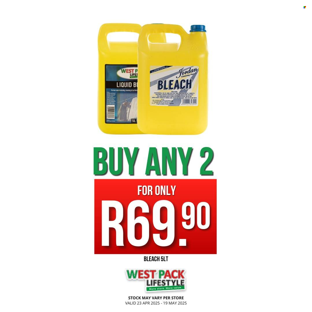 West Pack Lifestyle specials - 04.23.2025 - 05.19.2025. 