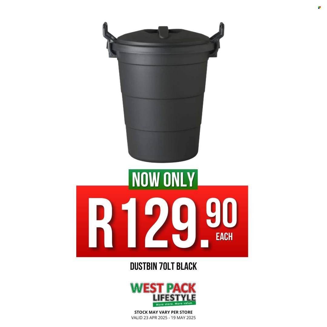 West Pack Lifestyle specials - 04.23.2025 - 05.19.2025. 