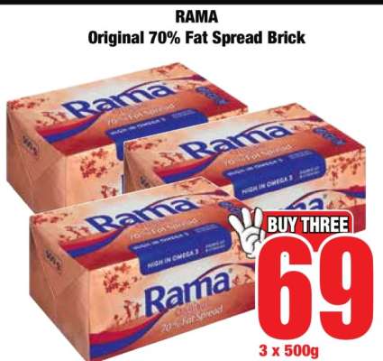 Rama Original 70% Fat Spread Brick