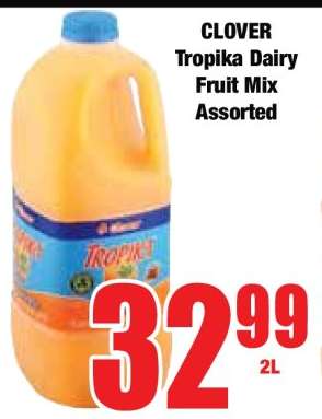 CLOVER Tropika Dairy Fruit Mix Assorted