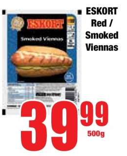 ESKORT RED/SMOKED VIENNAS