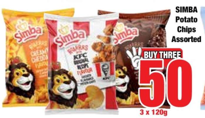 SIMBA Potato Chips Assorted