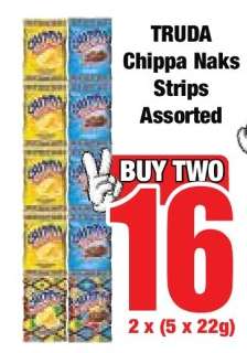 TRUDA Chippa Naks Strips Assorted
