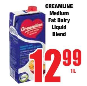 CREAMLINE Medium Fat Dairy Liquid Blend