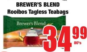 Brewer's Blend Rooibos Tagless Teabags