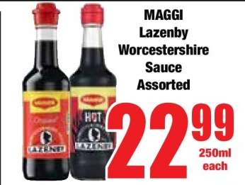 MAGGI Lazenby Worcestershire Sauce Assorted