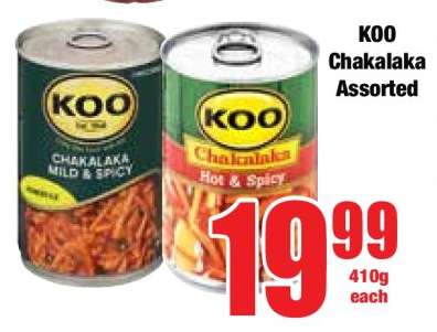 KOO Chakalaka Assorted