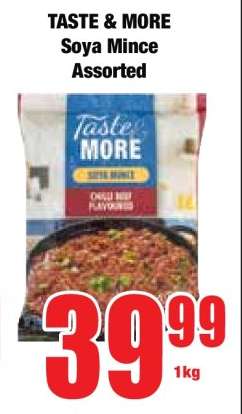 TASTE & MORE Soya Mince Assorted