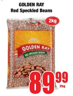 GOLDEN RAY Red Speckled Beans