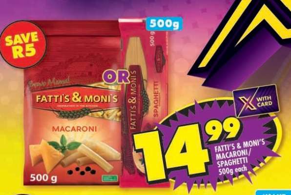 Fatti's & Moni's Macaroni/Spaghetti