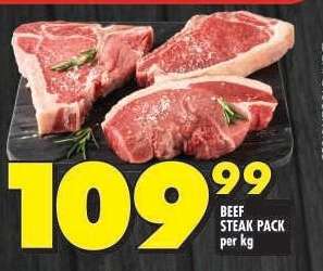 Beef Steak Pack
