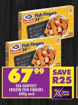 Sea Harvest Frozen Fish Fingers
