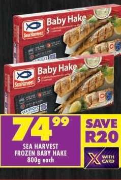 SEA HARVEST FROZEN BABY HAKE