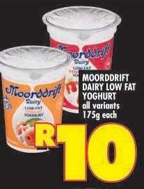 MOORDDRIFT DAIRY LOW FAT YOGHURT