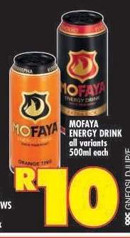 MOFAYA ENERGY DRINK