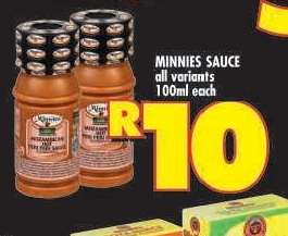 Minnies Sauce