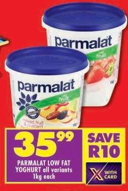 Parmalat Low Fat Yoghurt