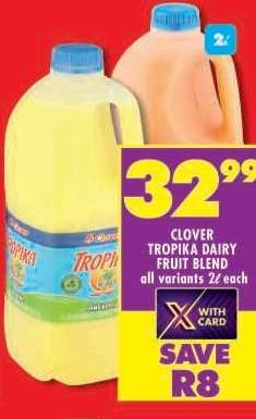 Clover Tropika Dairy Fruit Blend