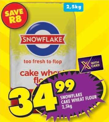 Snowflake Cake Wheat Flour 2.5kg