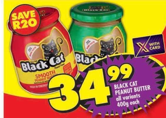 BLACK CAT PEANUT BUTTER