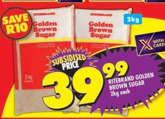 RITEBRAND GOLDEN BROWN SUGAR 2kg