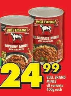Bull Brand Mince