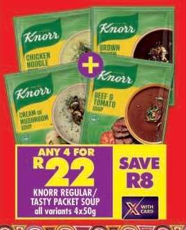 Knorr Regular/Tasty Packet Soup