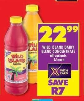 WILD ISLAND DAIRY BLEND CONCENTRATE