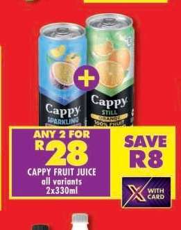 Cappy Fruit Juice