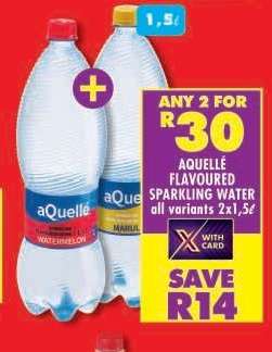aQuellé Flavoured Sparkling Water