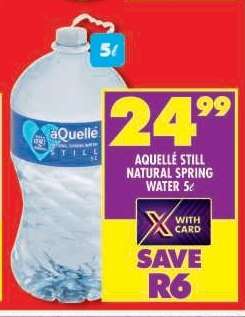 aQuellé Still Natural Spring Water 5ℓ