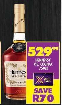 HENNESSY V.S. COGNAC 750ml
