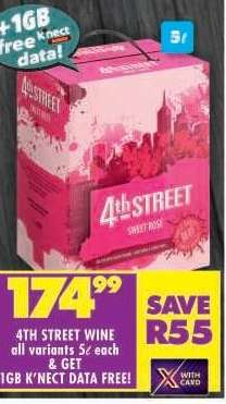 4th Street Sweet Rosé