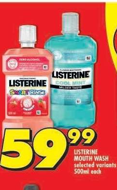 LISTERINE MOUTH WASH