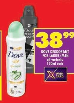 Dove Deodorant